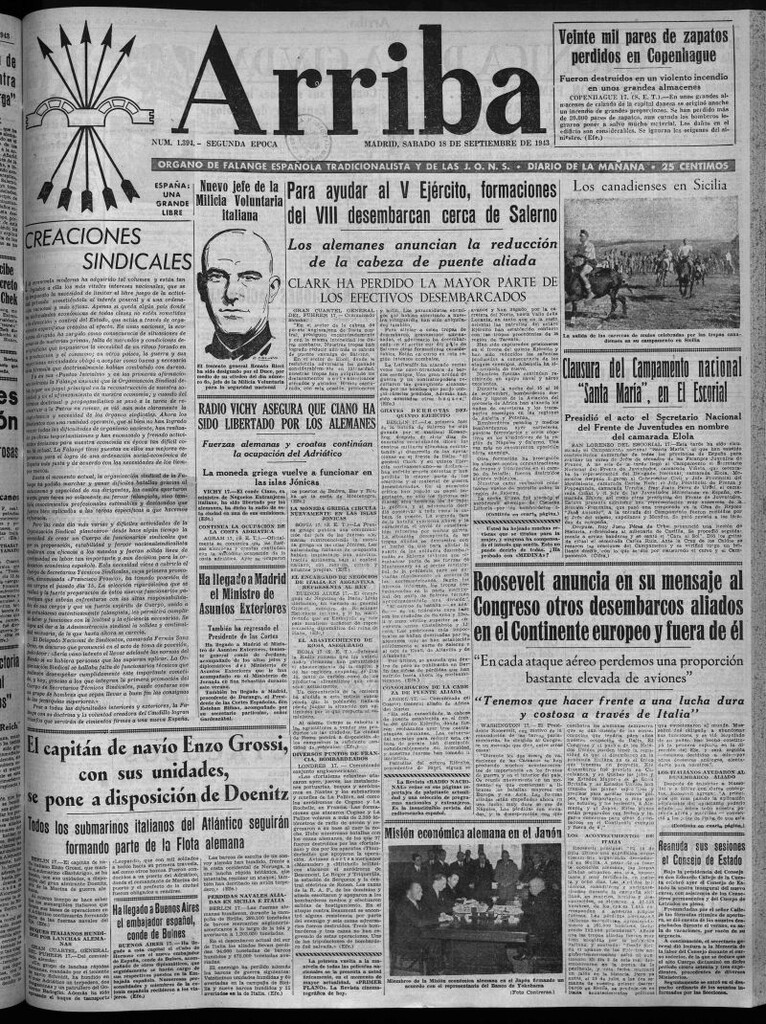 Miniatura de Arriba del 18 de septiembre de 1943