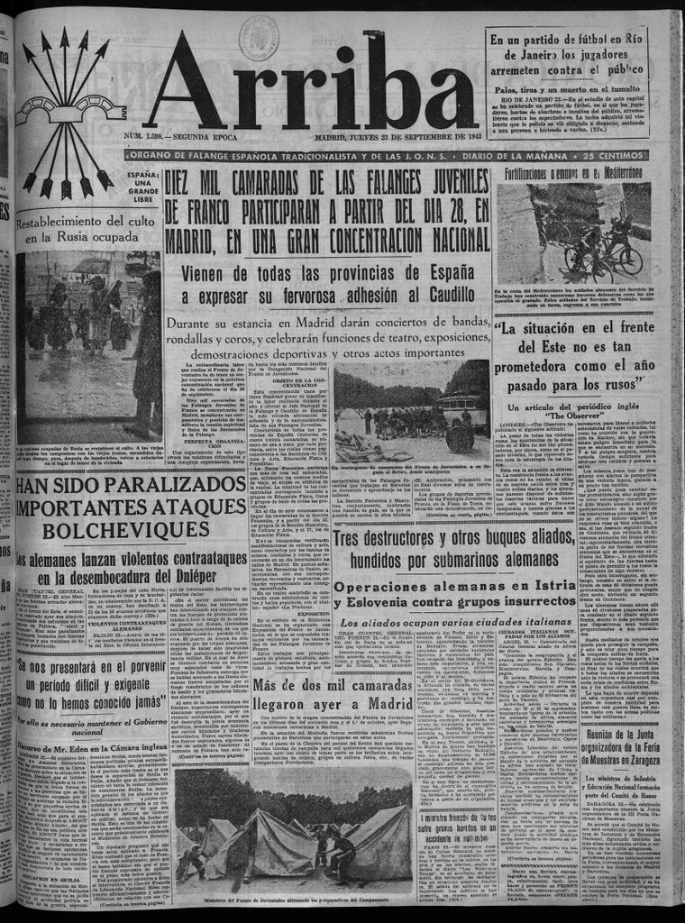 Miniatura de Arriba del 23 de septiembre de 1943