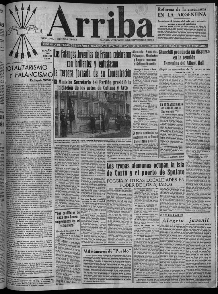Miniatura de Arriba del 29 de septiembre de 1943