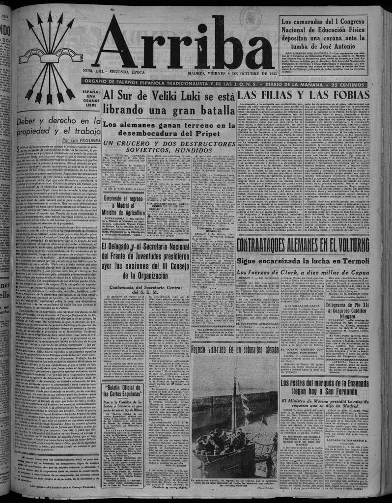 Miniatura de Arriba del 8 de octubre de 1943