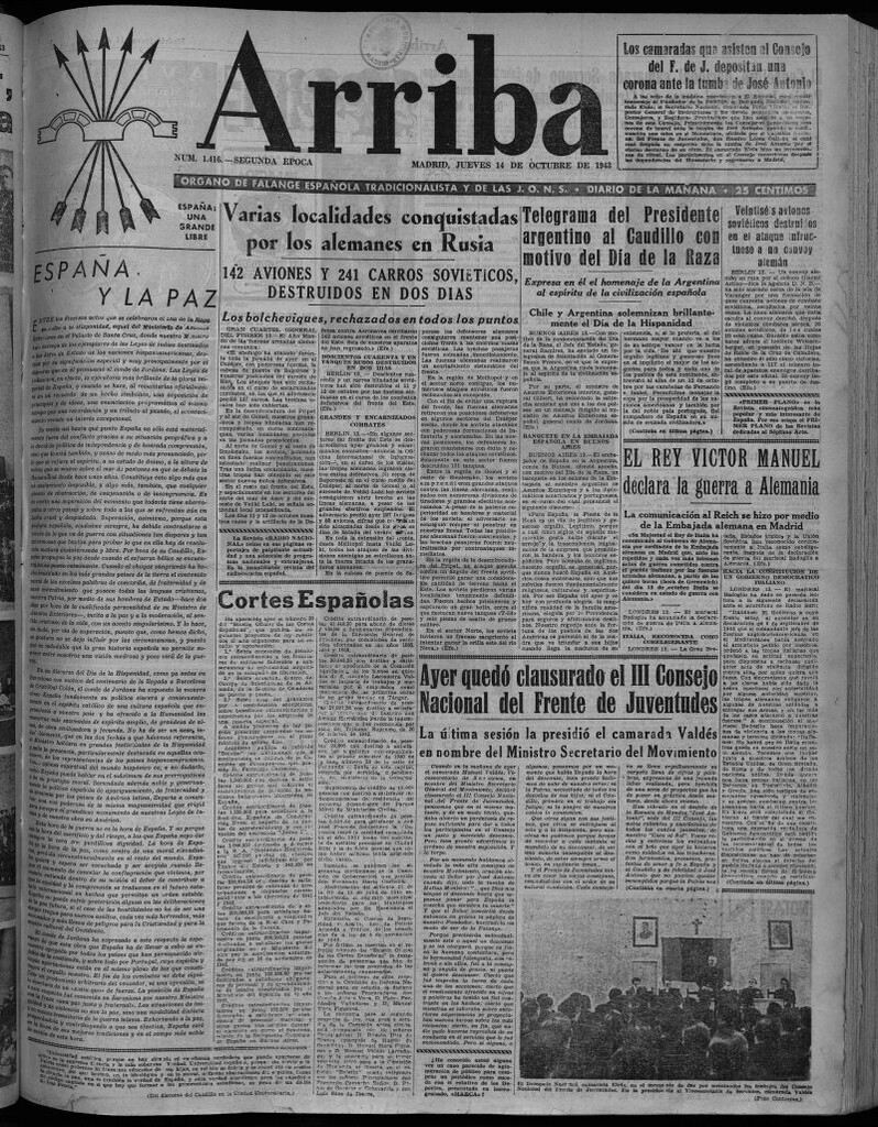 Miniatura de Arriba del 14 de octubre de 1943