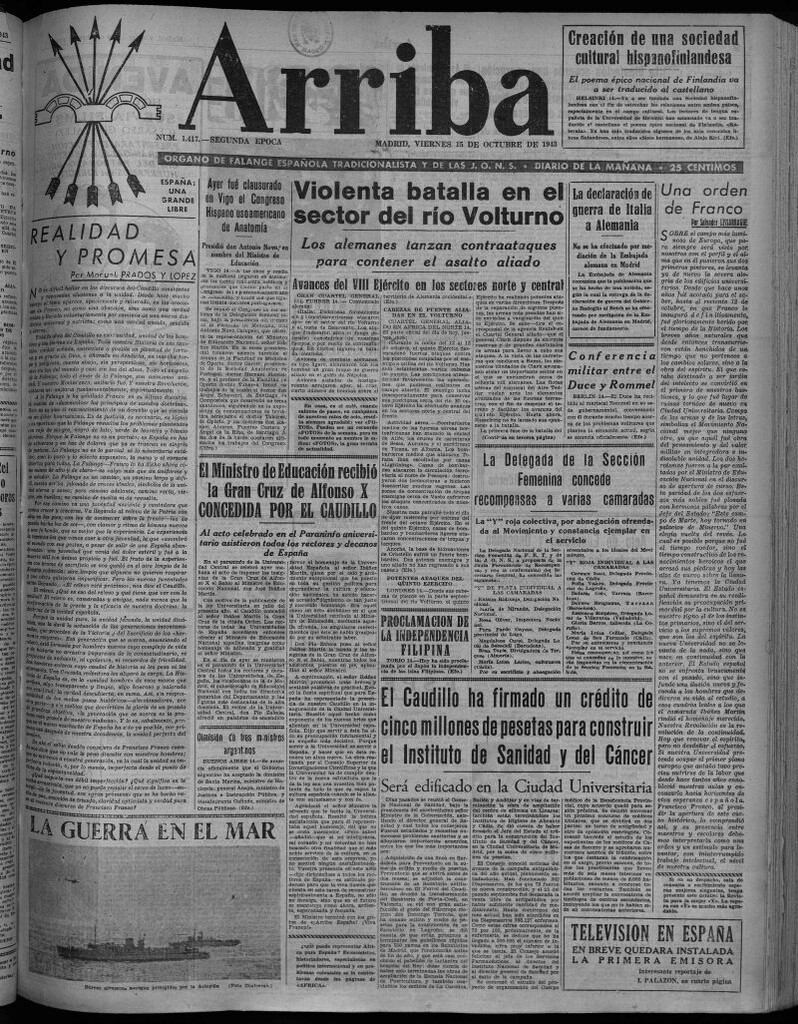 Miniatura de Arriba del 15 de octubre de 1943