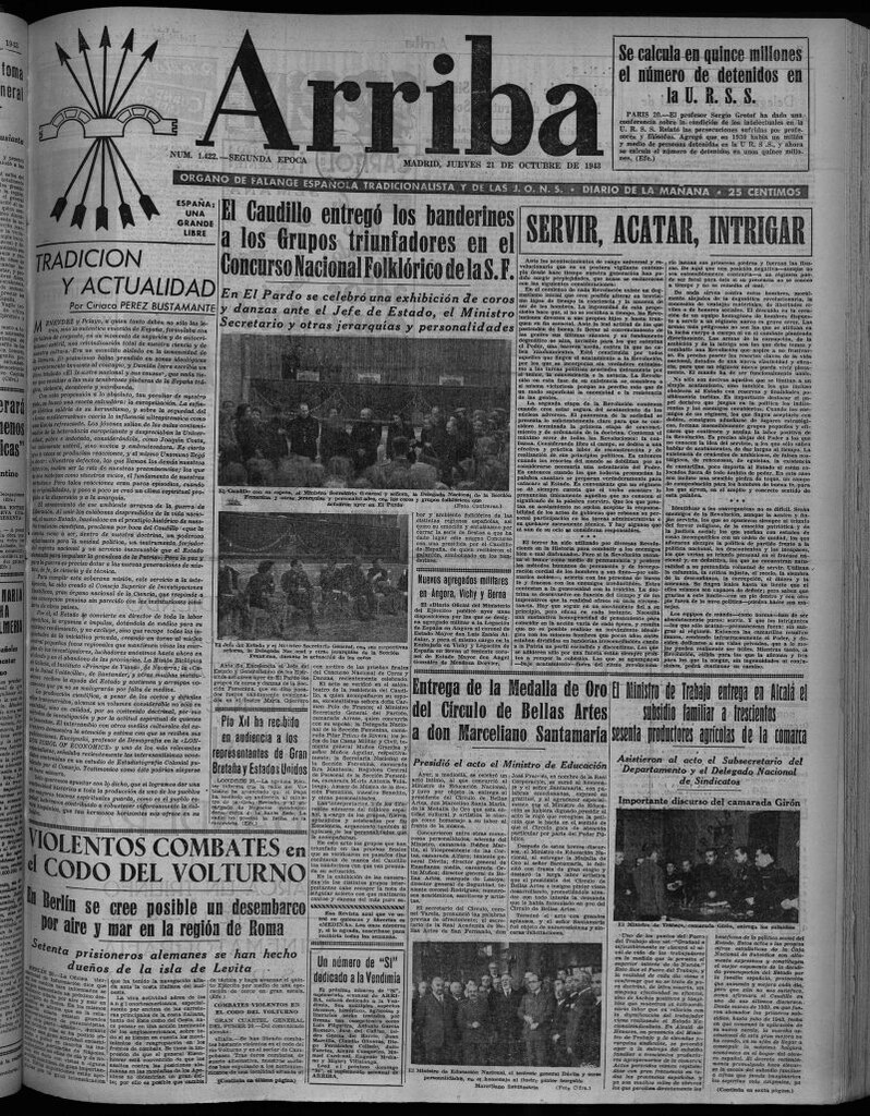 Miniatura de Arriba del 21 de octubre de 1943