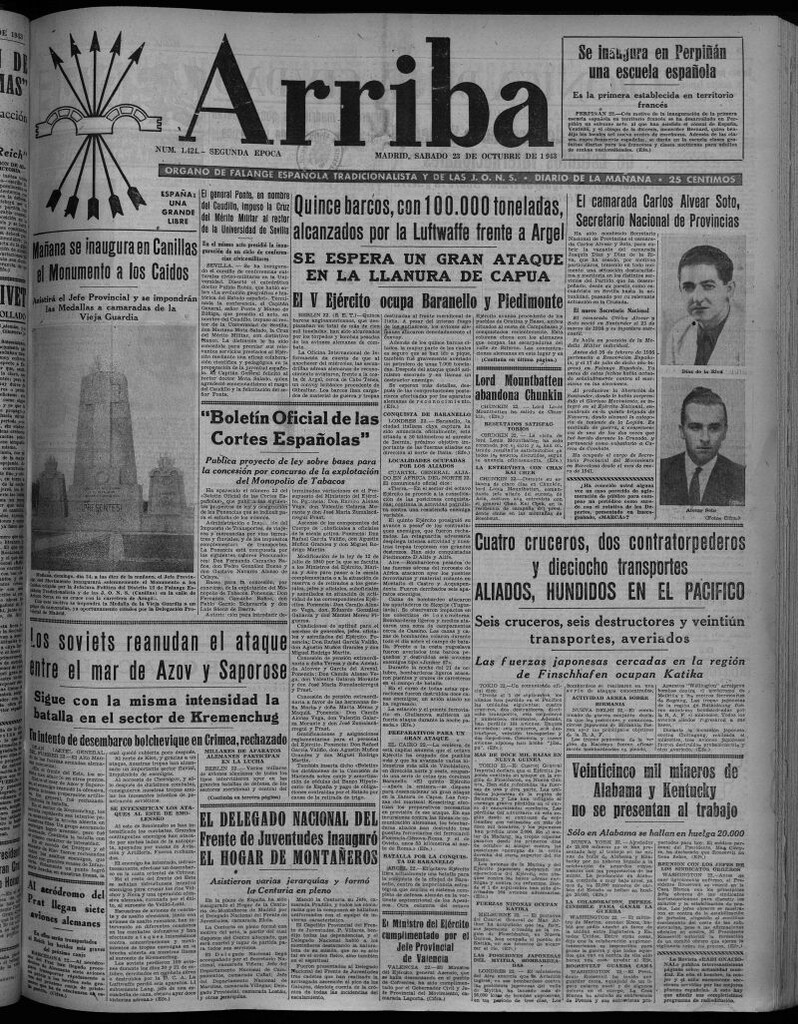 Miniatura de Arriba del 23 de octubre de 1943