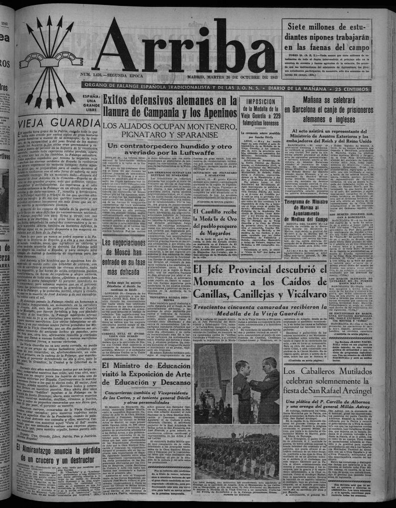 Miniatura de Arriba del 26 de octubre de 1943