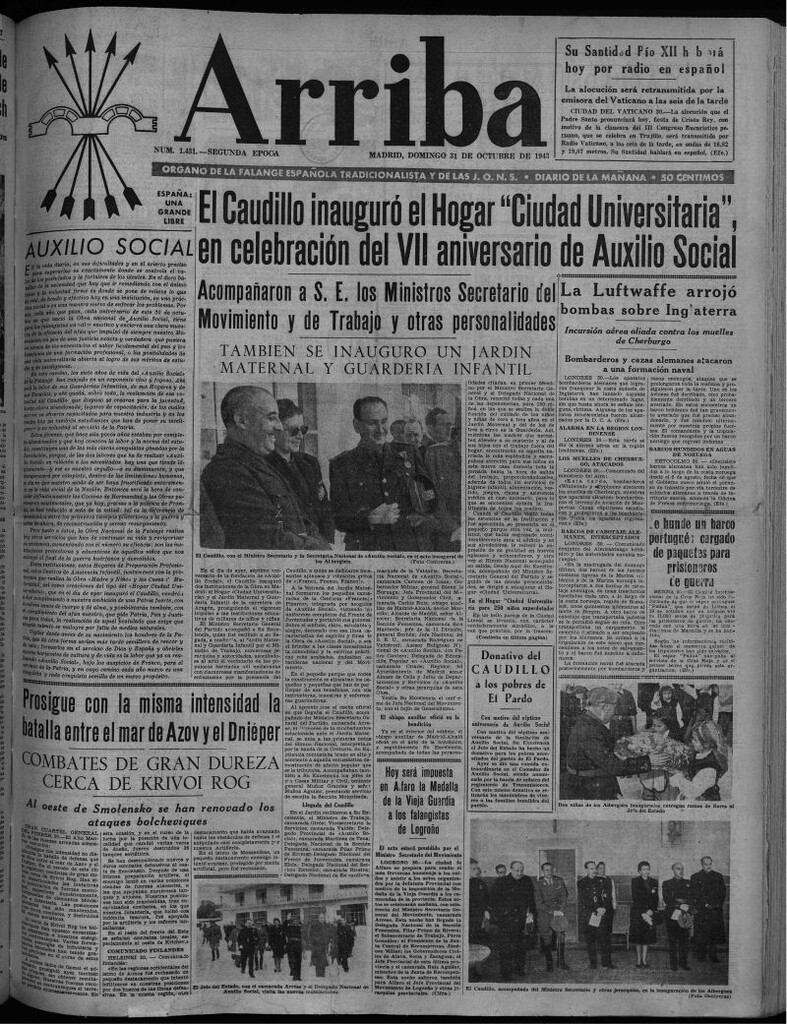 Miniatura de Arriba del 31 de octubre de 1943