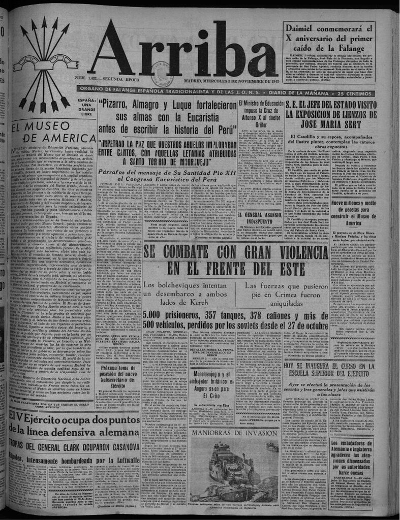 Miniatura de Arriba del 3 de noviembre de 1943