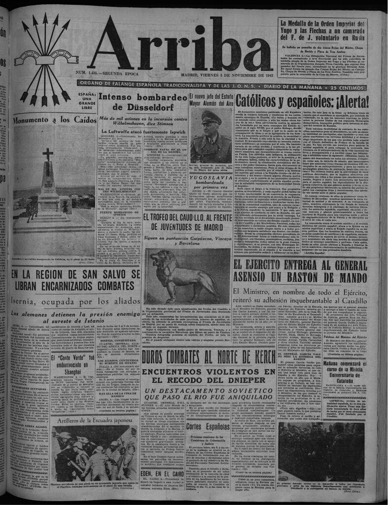 Miniatura de Arriba del 5 de noviembre de 1943