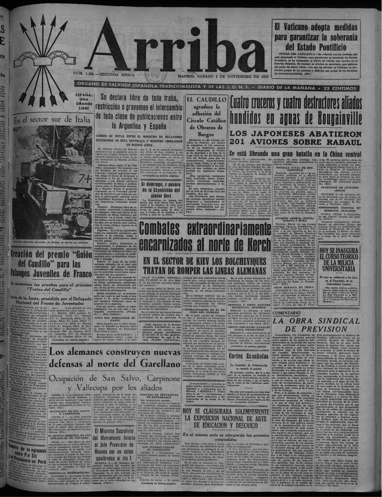 Miniatura de Arriba del 6 de noviembre de 1943