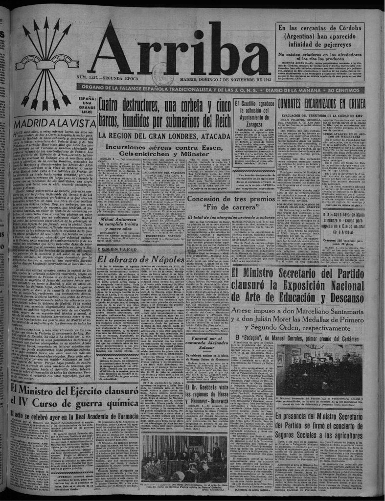 Miniatura de Arriba del 7 de noviembre de 1943