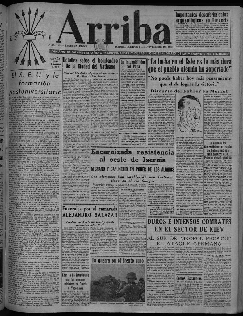 Miniatura de Arriba del 9 de noviembre de 1943