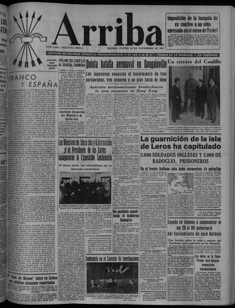 Miniatura de Arriba del 18 de noviembre de 1943