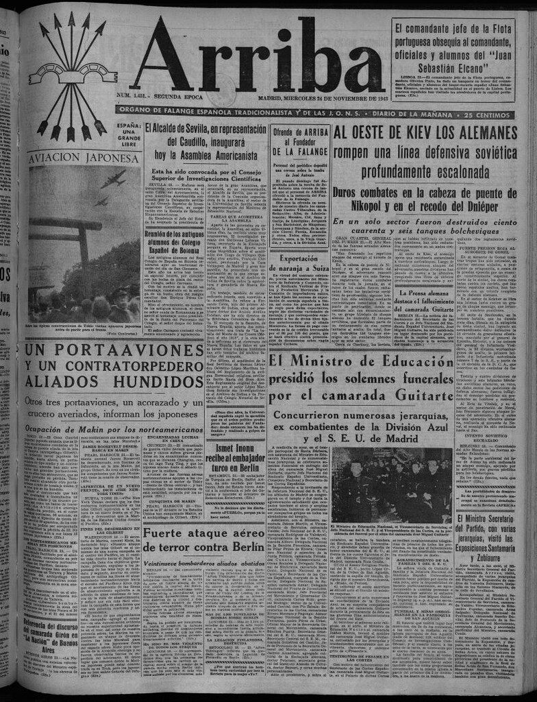 Miniatura de Arriba del 24 de noviembre de 1943