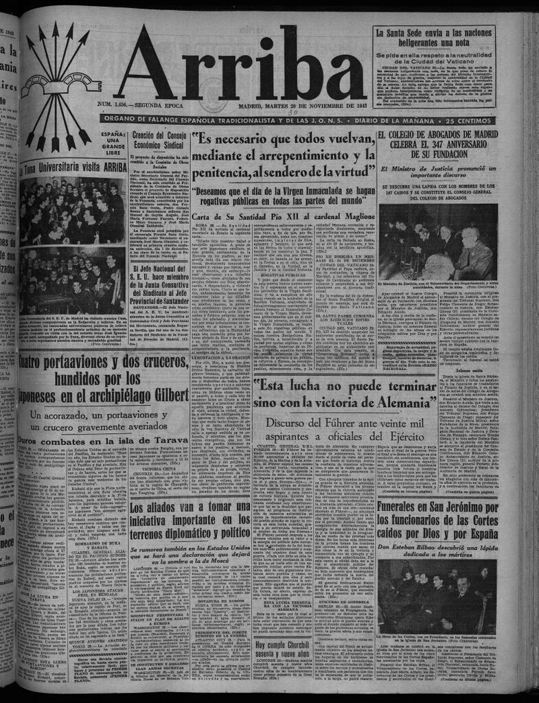 Miniatura de Arriba del 30 de noviembre de 1943