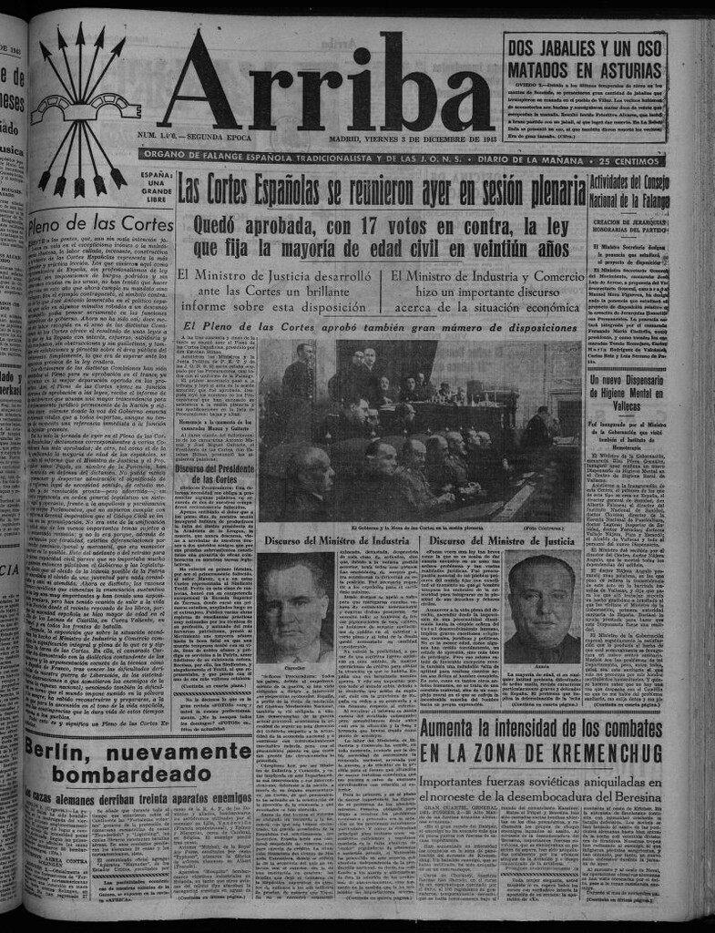 Miniatura de Arriba del 3 de diciembre de 1943