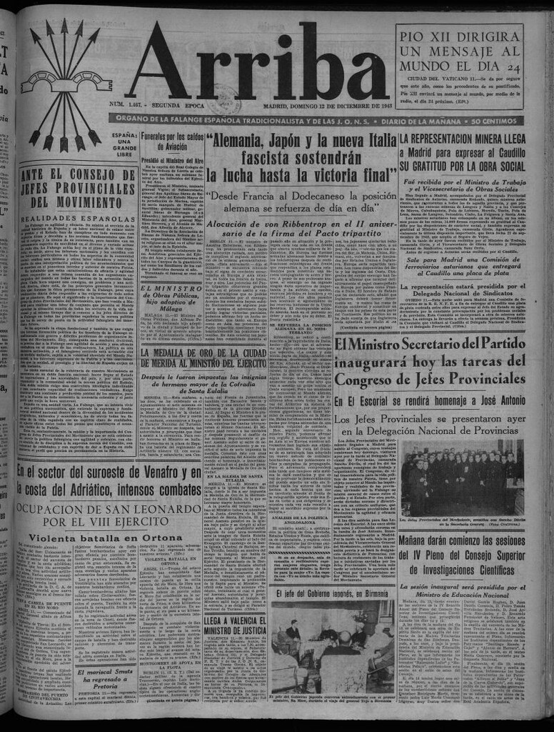 Miniatura de Arriba del 12 de diciembre de 1943