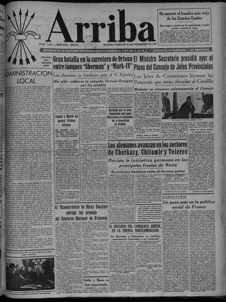 Miniatura de Arriba del 19 de diciembre de 1943