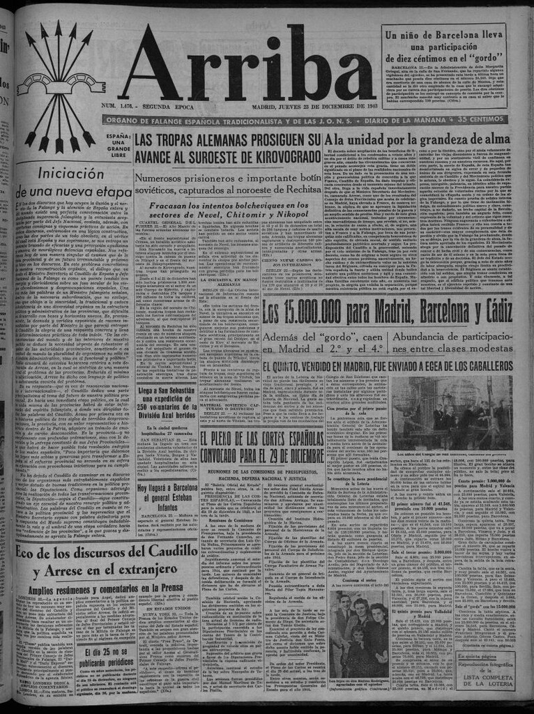 Miniatura de Arriba del 23 de diciembre de 1943