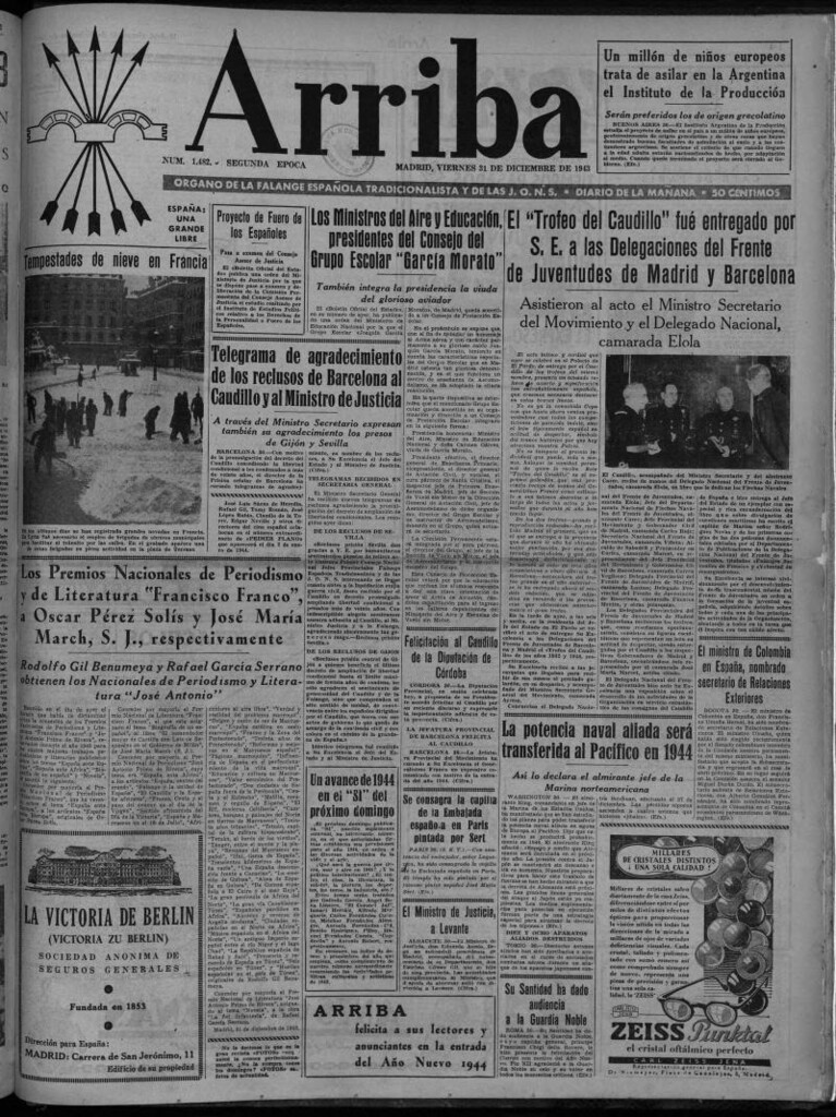 Miniatura de Arriba del 31 de diciembre de 1943
