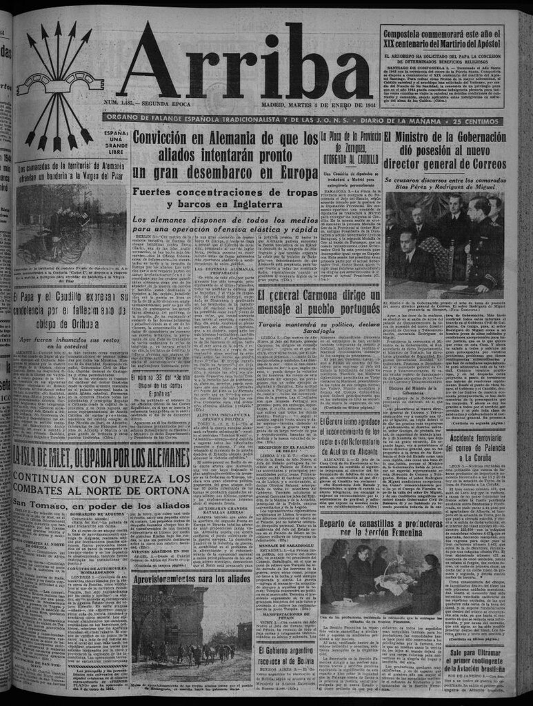 Miniatura de Arriba del 4 de enero de 1944