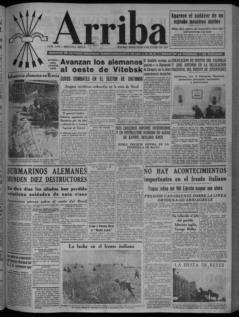 Miniatura de Arriba del 5 de enero de 1944