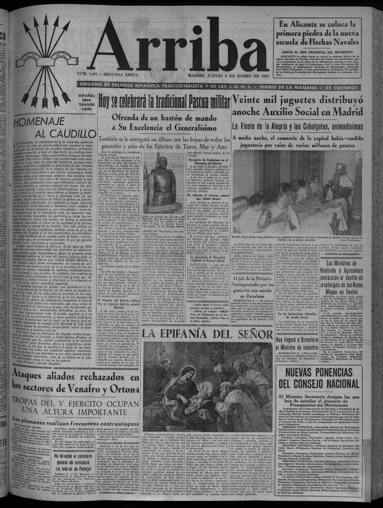 Miniatura de Arriba del 6 de enero de 1944