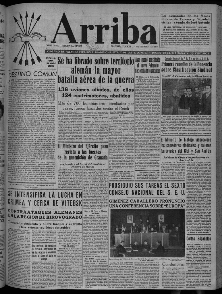 Miniatura de Arriba del 13 de enero de 1944