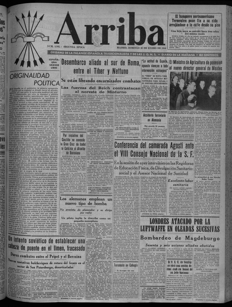 Miniatura de Arriba del 23 de enero de 1944