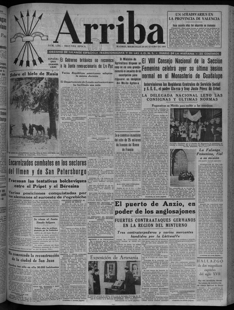 Miniatura de Arriba del 26 de enero de 1944