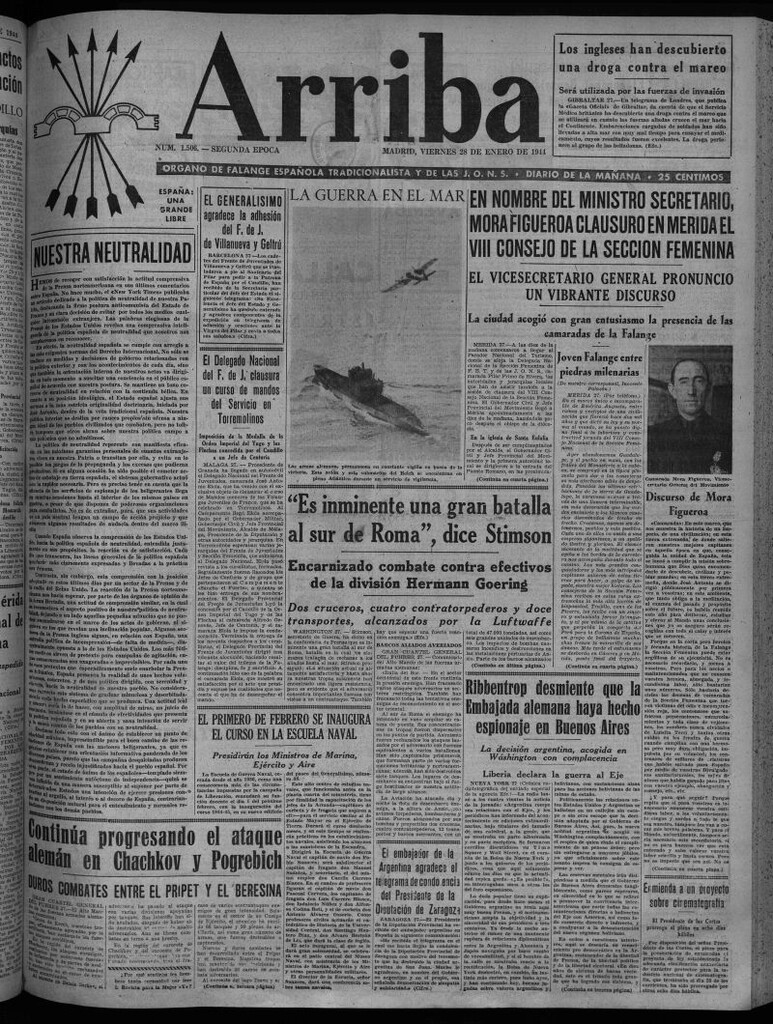 Miniatura de Arriba del 28 de enero de 1944