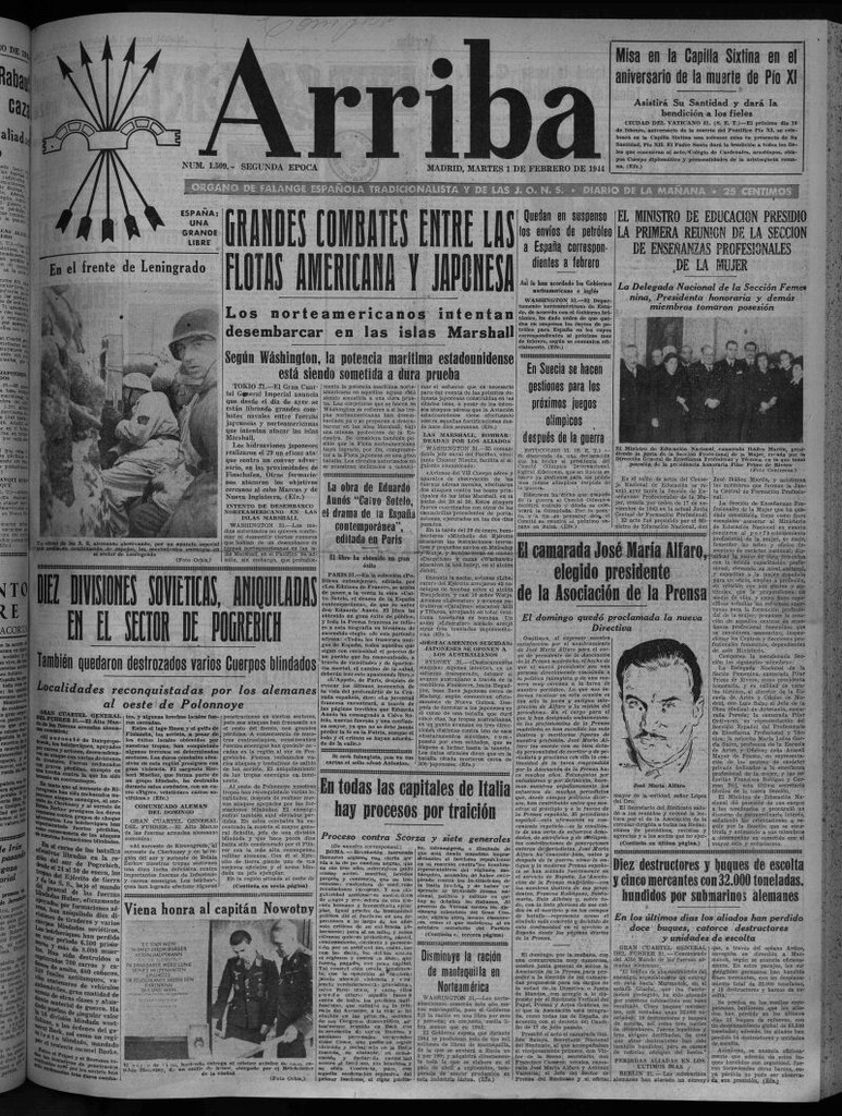 Miniatura de Arriba del 1 de febrero de 1944