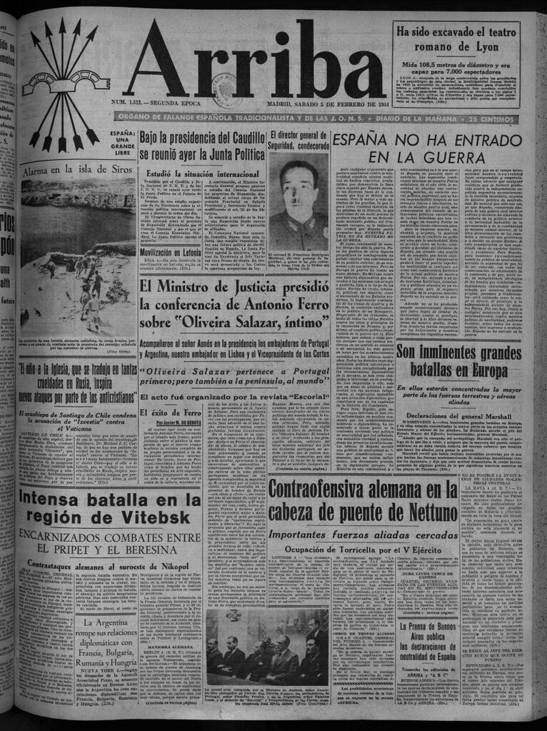 Miniatura de Arriba del 5 de febrero de 1944