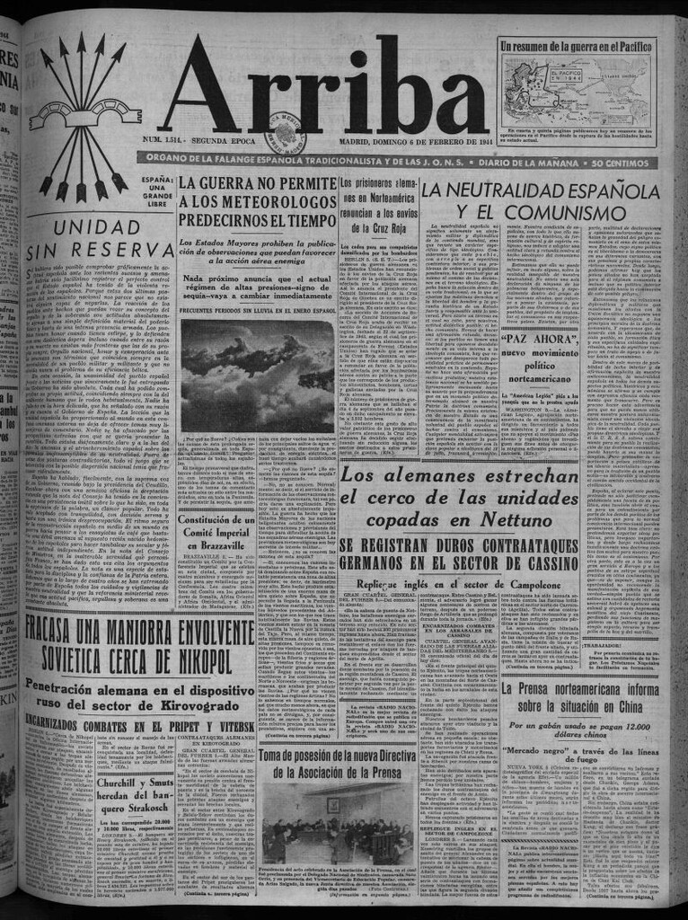 Miniatura de Arriba del 6 de febrero de 1944
