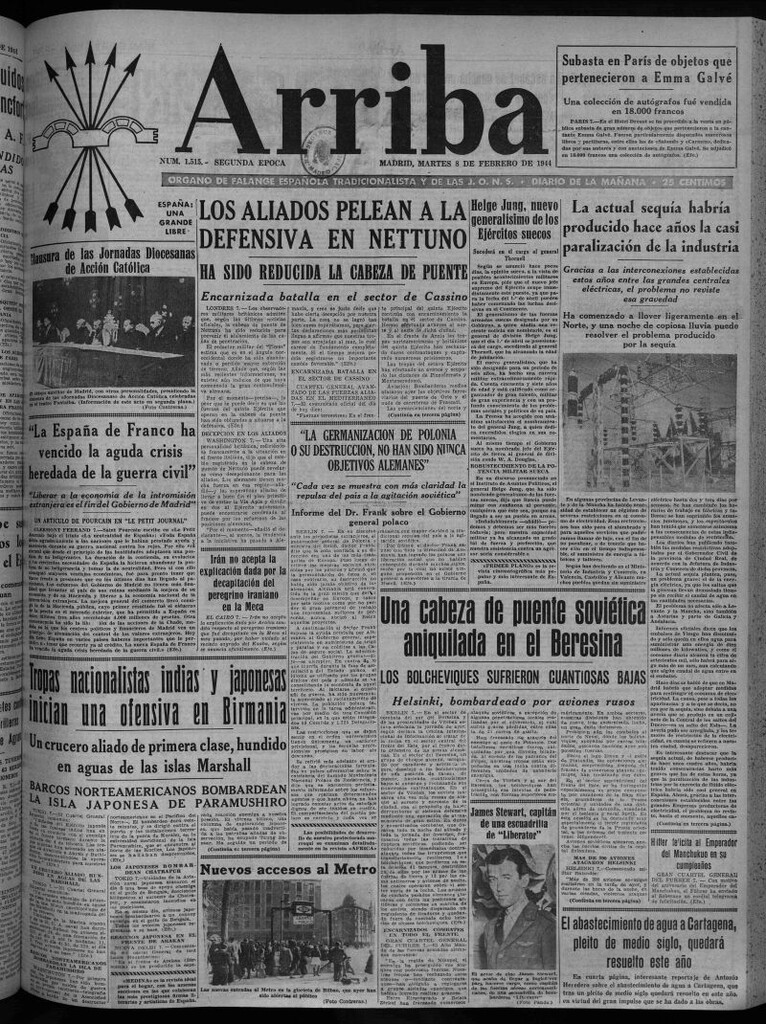 Miniatura de Arriba del 8 de febrero de 1944