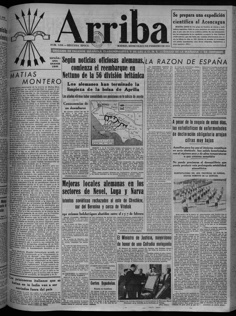 Miniatura de Arriba del 9 de febrero de 1944
