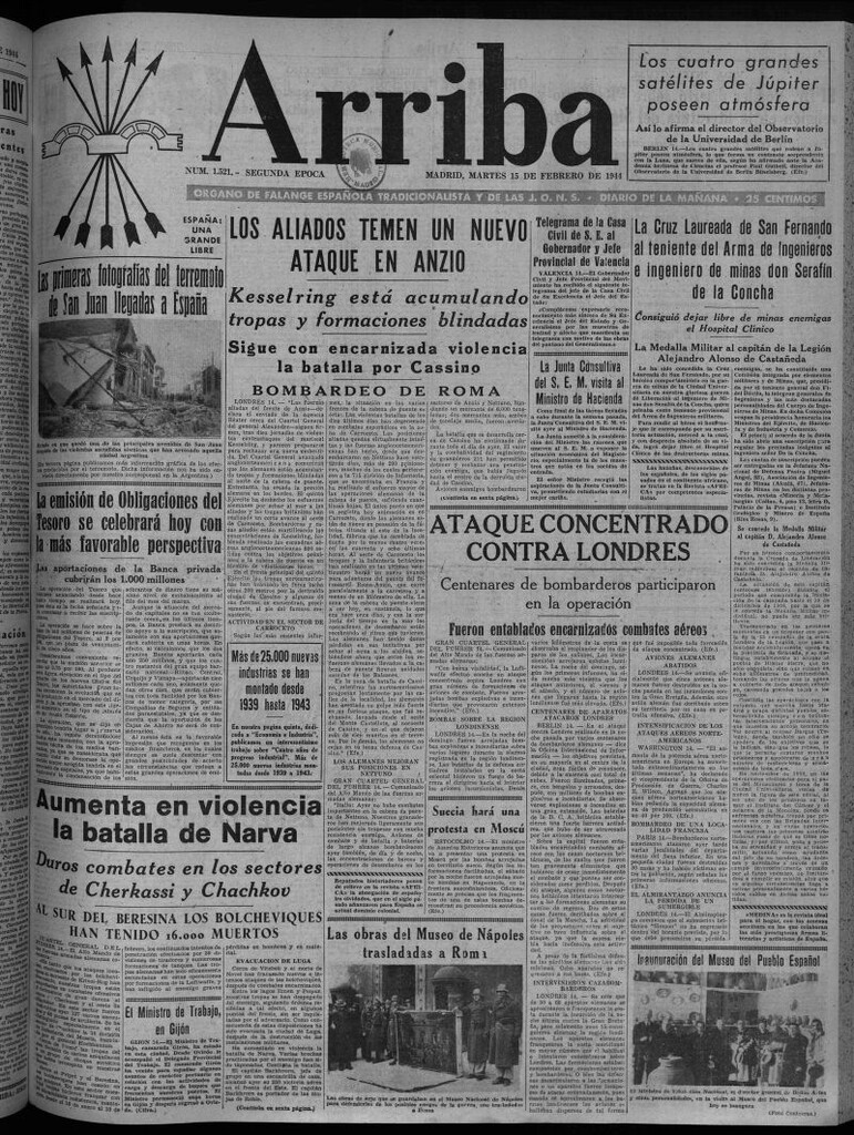Miniatura de Arriba del 15 de febrero de 1944