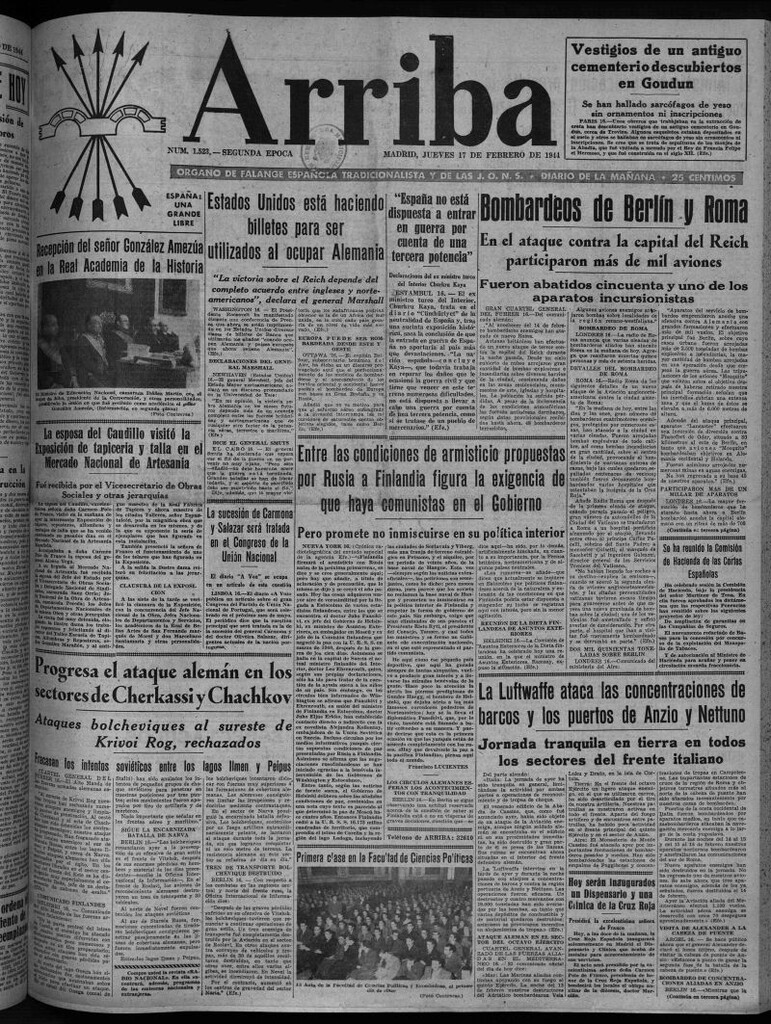 Miniatura de Arriba del 17 de febrero de 1944