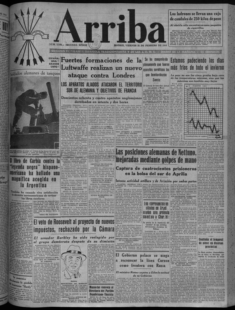 Miniatura de Arriba del 25 de febrero de 1944