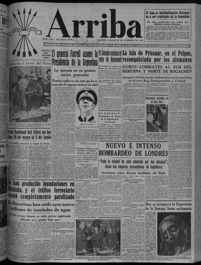 Miniatura de Arriba del 26 de febrero de 1944