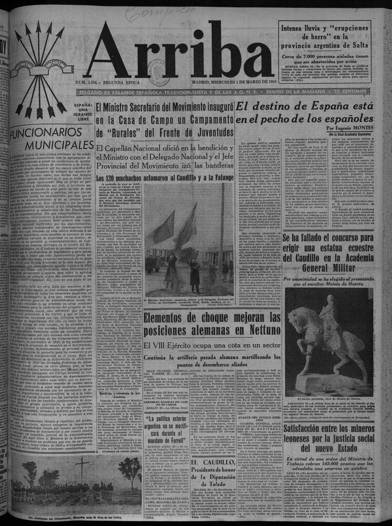 Miniatura de Arriba del 1 de marzo de 1944