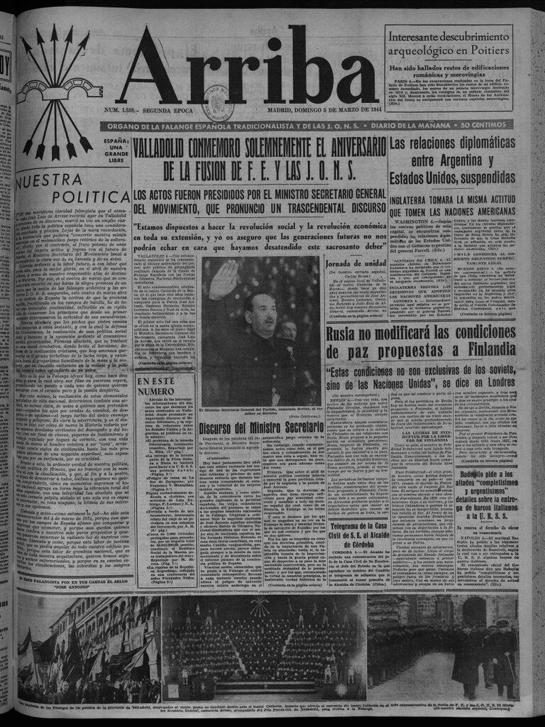 Miniatura de Arriba del 5 de marzo de 1944