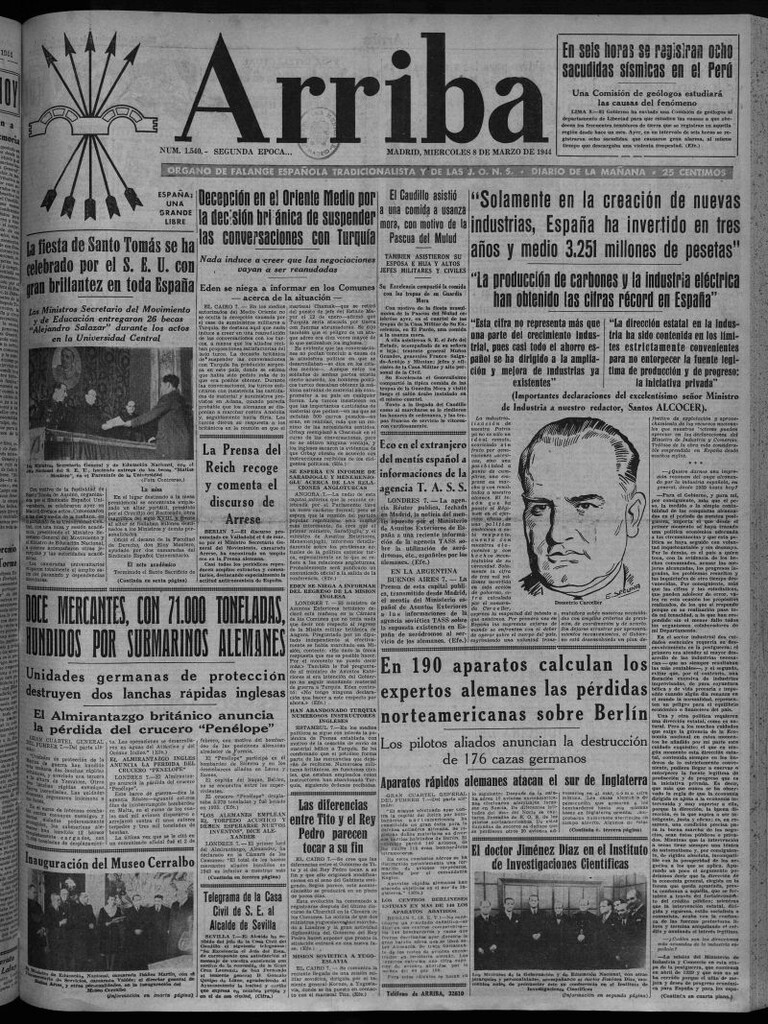 Miniatura de Arriba del 8 de marzo de 1944