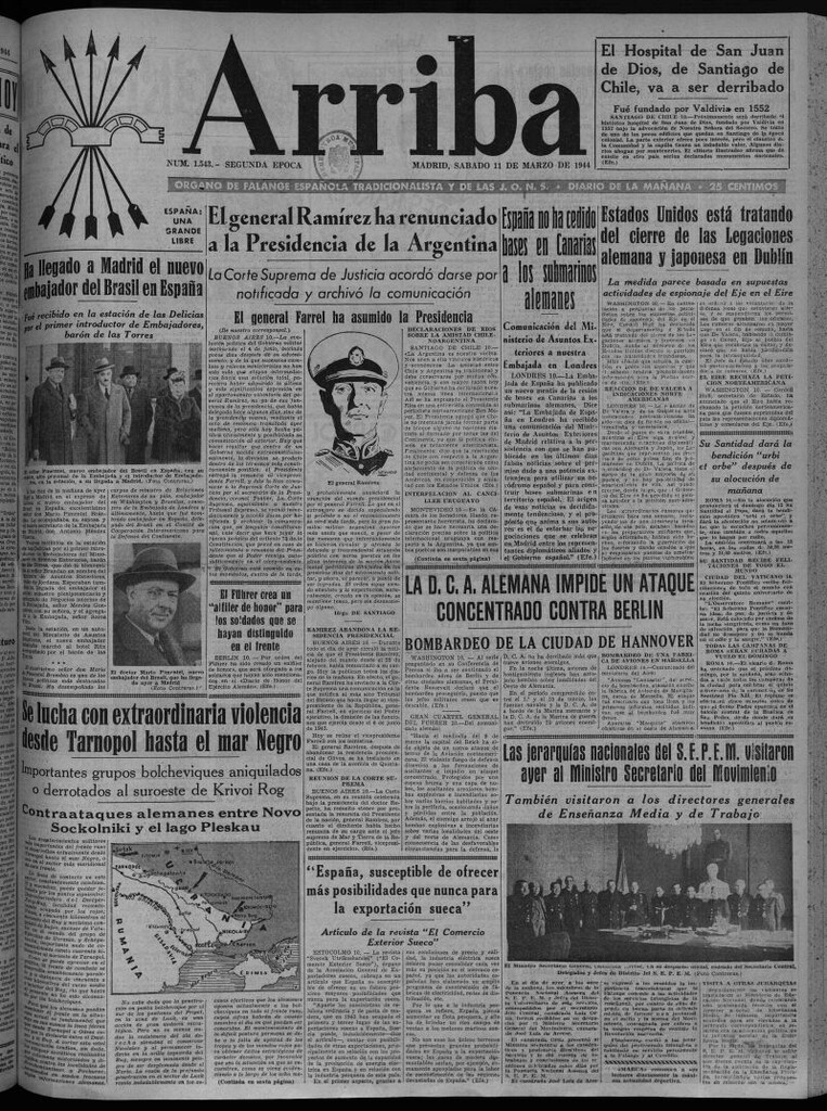 Miniatura de Arriba del 11 de marzo de 1944
