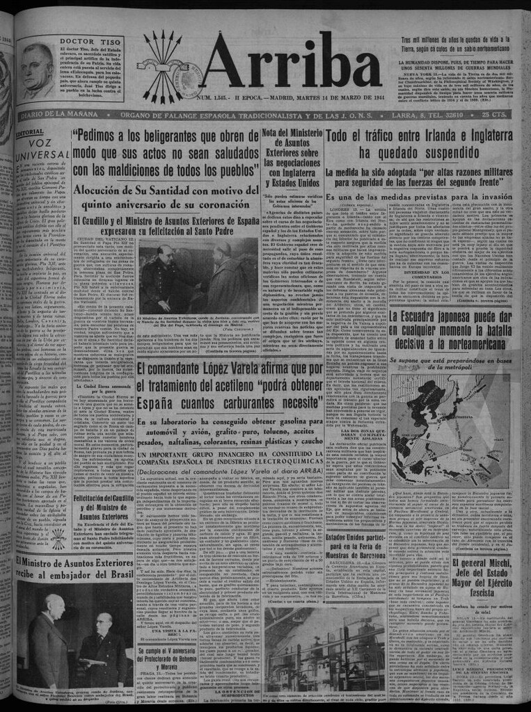 Miniatura de Arriba del 14 de marzo de 1944