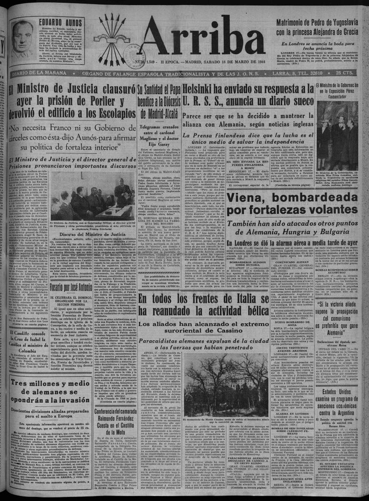 Miniatura de Arriba del 18 de marzo de 1944