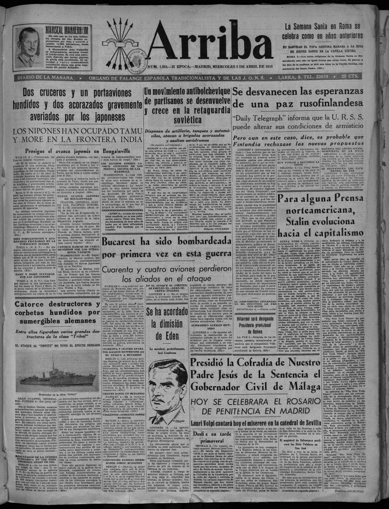 Miniatura de Arriba del 5 de abril de 1944