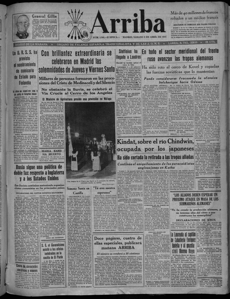Miniatura de Arriba del 8 de abril de 1944