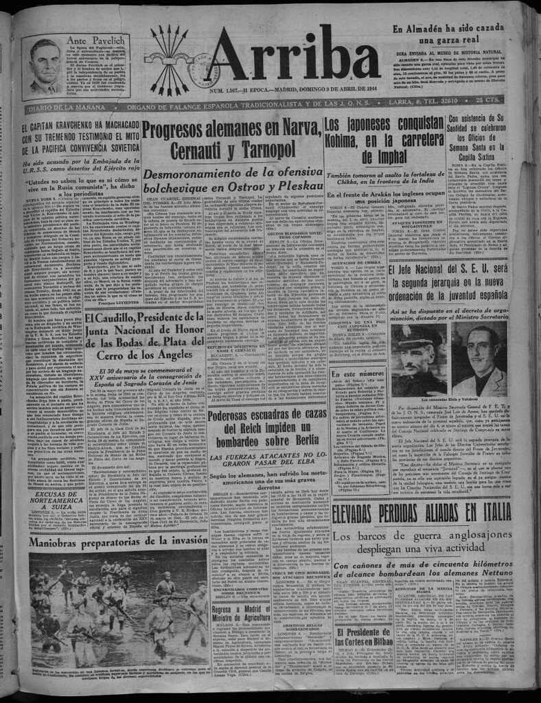 Miniatura de Arriba del 9 de abril de 1944