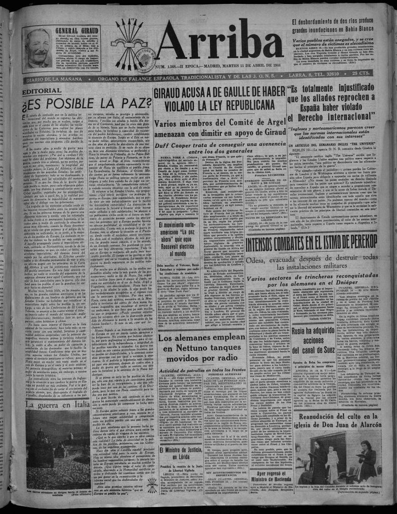 Miniatura de Arriba del 11 de abril de 1944