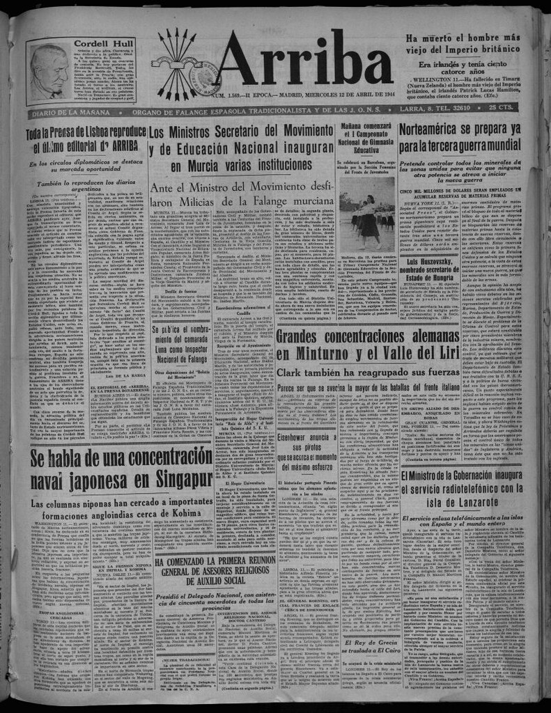 Miniatura de Arriba del 12 de abril de 1944